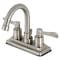 Kingston Brass KS8668DFL 4-Inch Centerset Bathroom Faucet with Brass Pop-Up, Brushed Nickel KS8668DFL - alternate 1